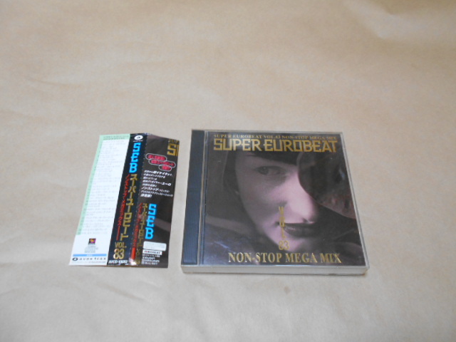 CD(CDS)　スーパーユーロビート　ノンストップ・メガミックス　VOL8３　_画像1