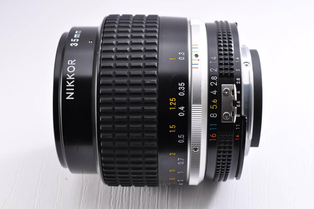 [SIC] Nikon Ai-S NIKKOR 35mm F1.4　35/1:1.4　S/N.489562　ニコン　AISニッコール　MFレンズ　#1421_画像2