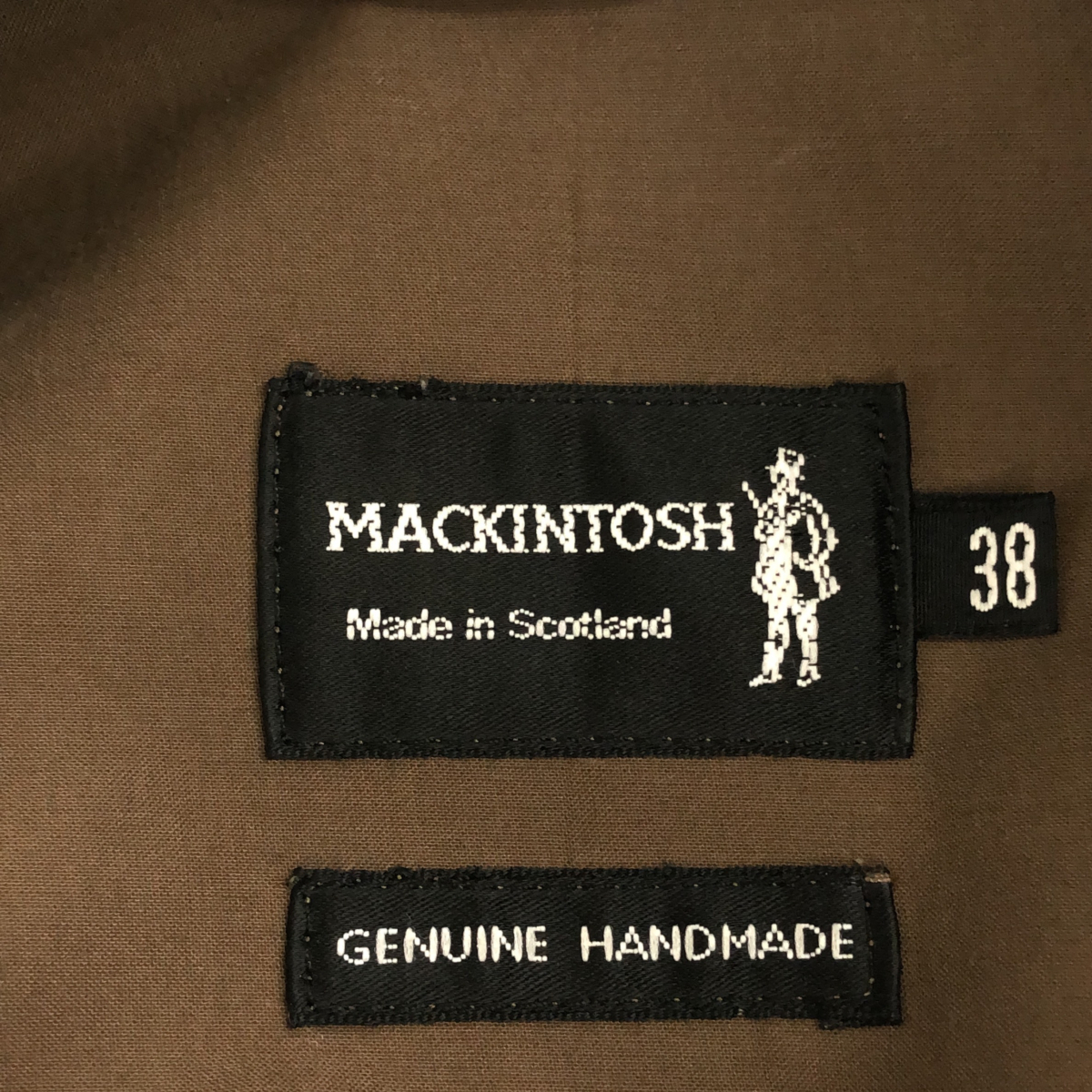 MACKINTOSH マッキントッシュ 【men1246D】 ステンカラーコート アウター ロングコート メンズ 38 スコットランド製 ベージュ HC_画像5