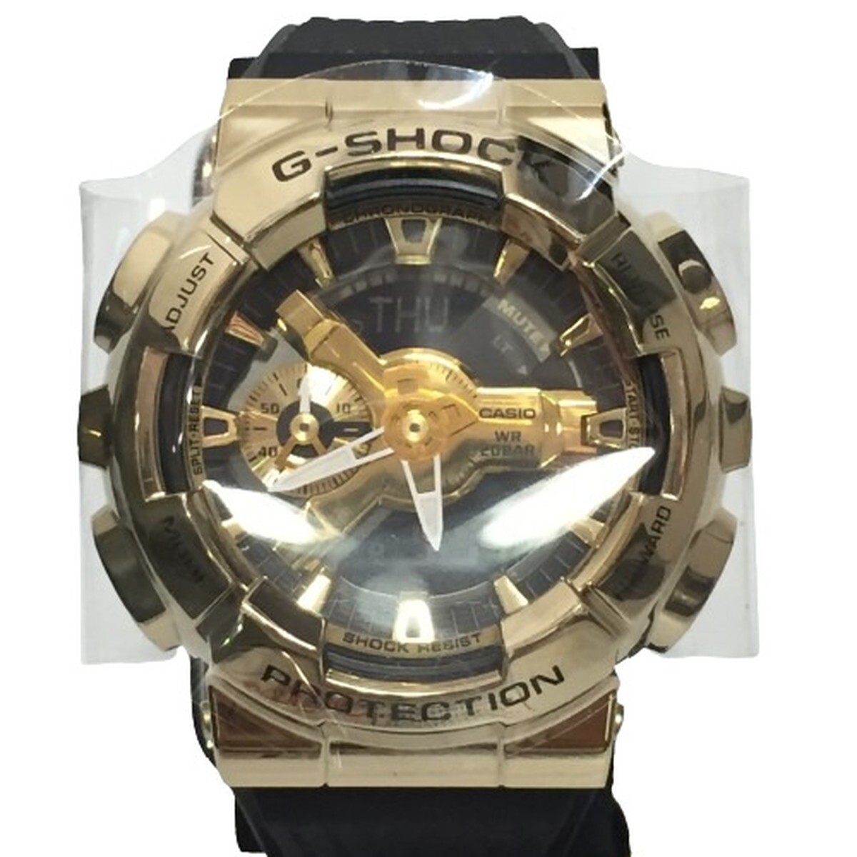 G-SHOCK ジーショック 【men1296D】 CASIO カシオ 腕時計 GM-110G-1A9 アナデジ デジアナ メンズ 未使用 タグ付き ゴールド ブラック GB_画像1