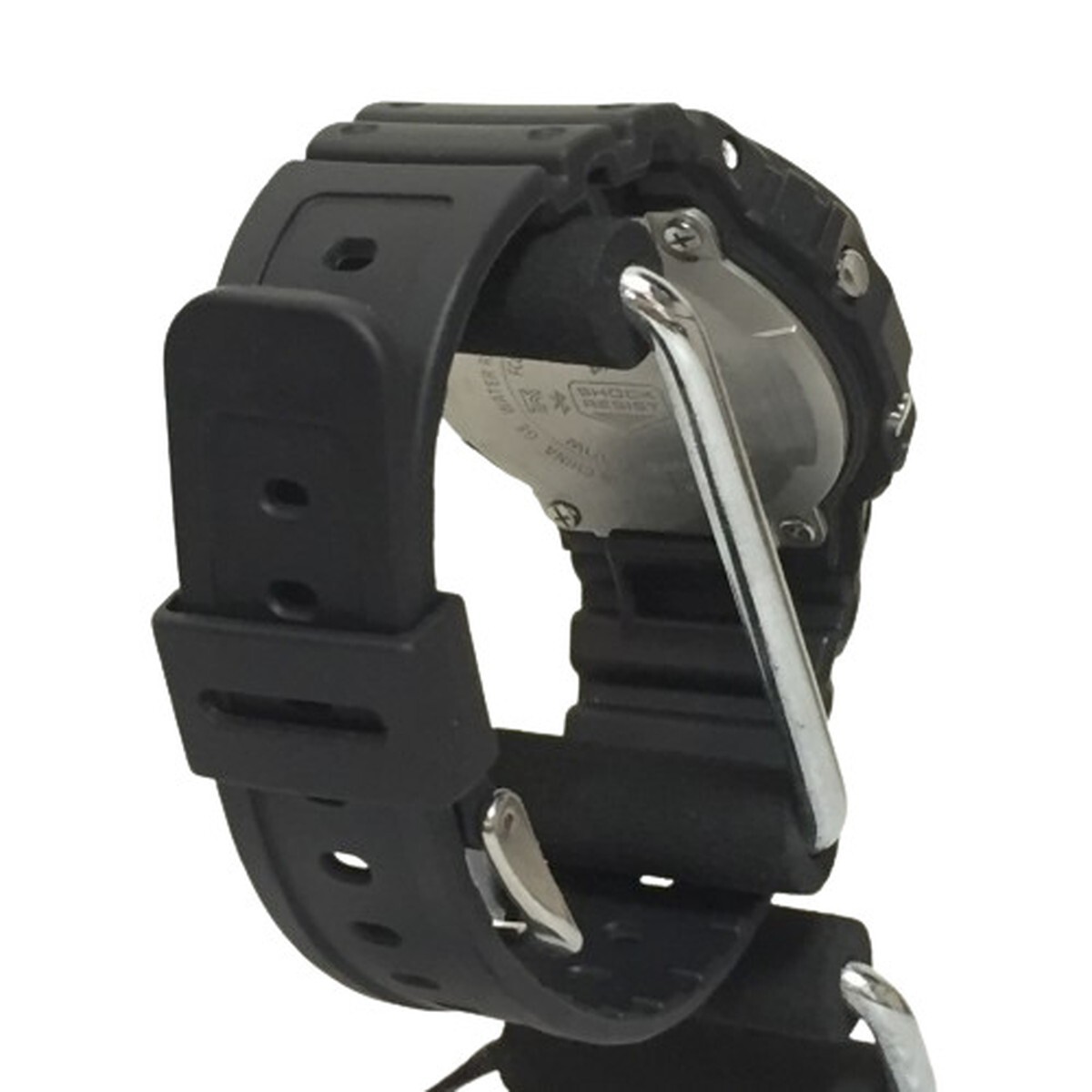 G-SHOCK ジーショック 【men1294D】 CASIO カシオ 腕時計 GW-B5600AR-1 デジタル 電波ソーラー ブラック レッド スクエア メンズ 赤液晶 GB_画像4