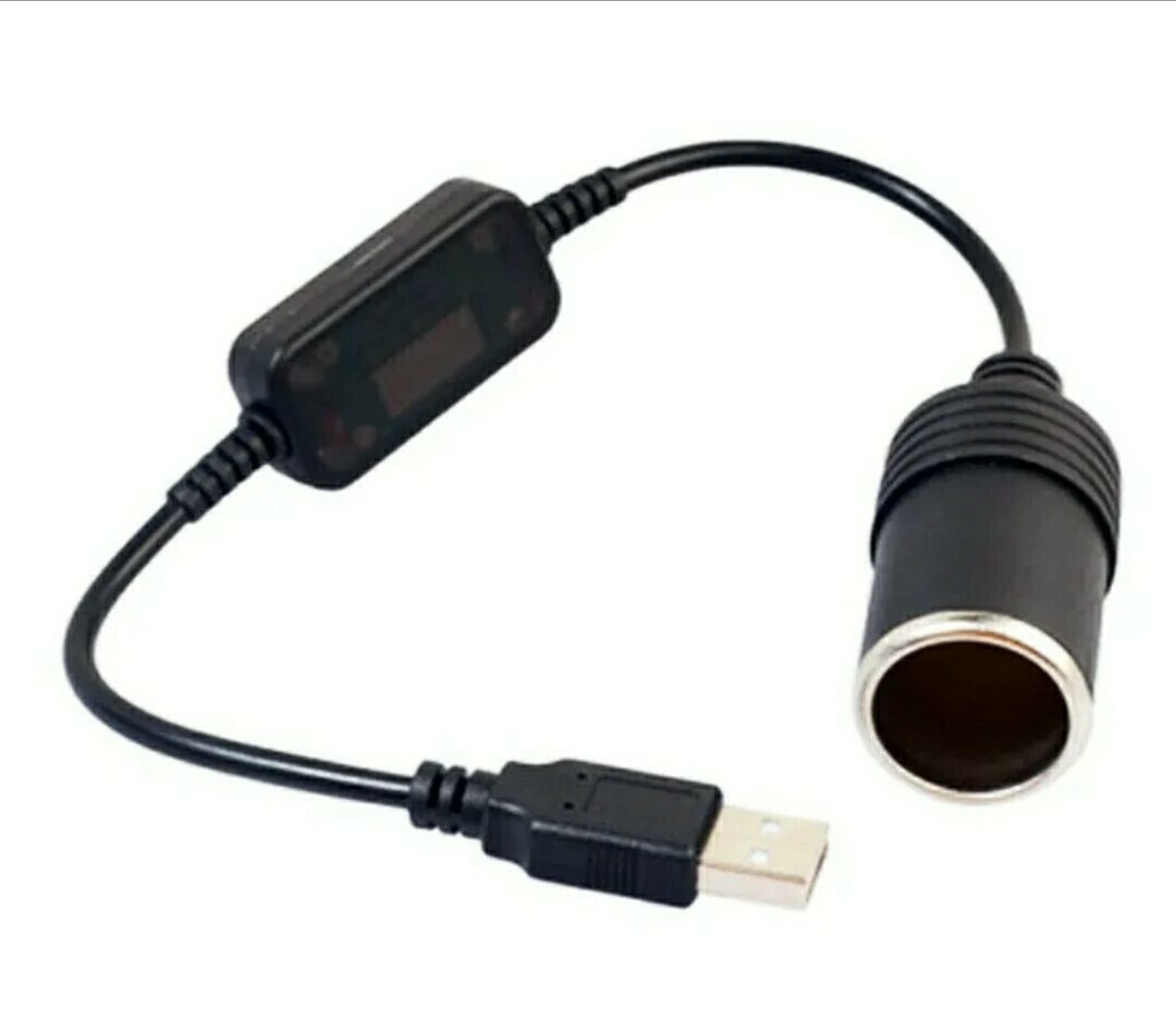 USBから12Vのシガーソケットに変換！1個 シガレットライターソケット USBポート 送料無料#の画像2