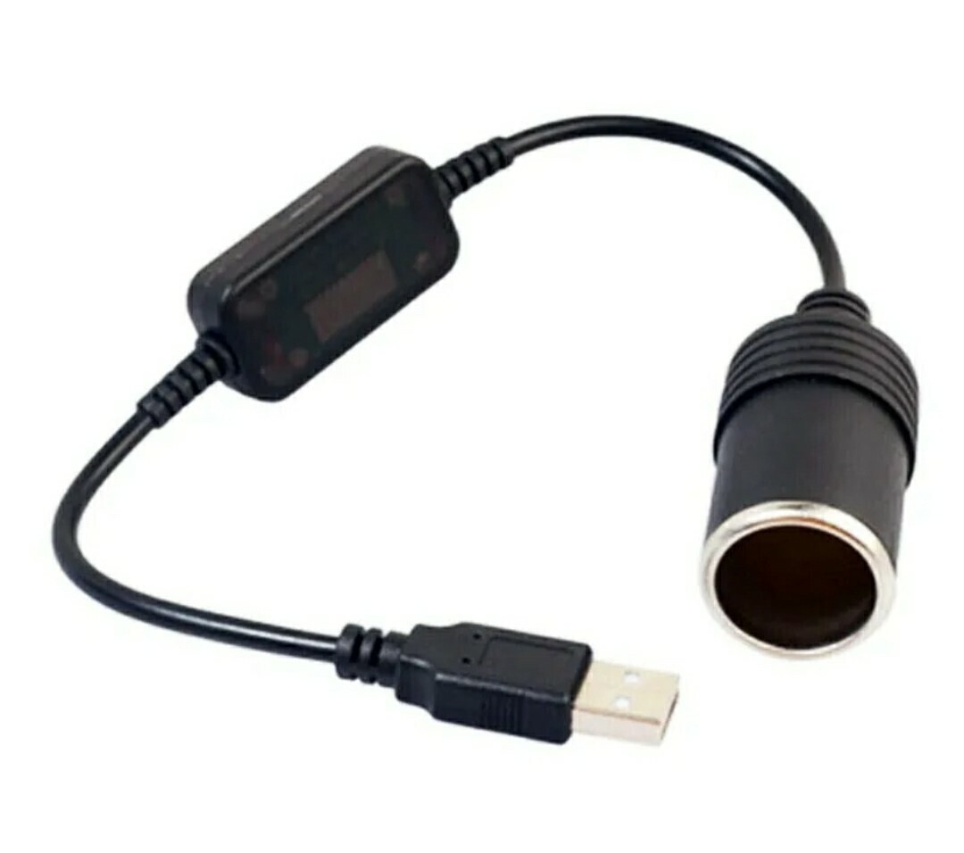 USBから12Vのシガーソケットに変換！1個 シガレットライターソケット USBポート 送料無料#の画像3