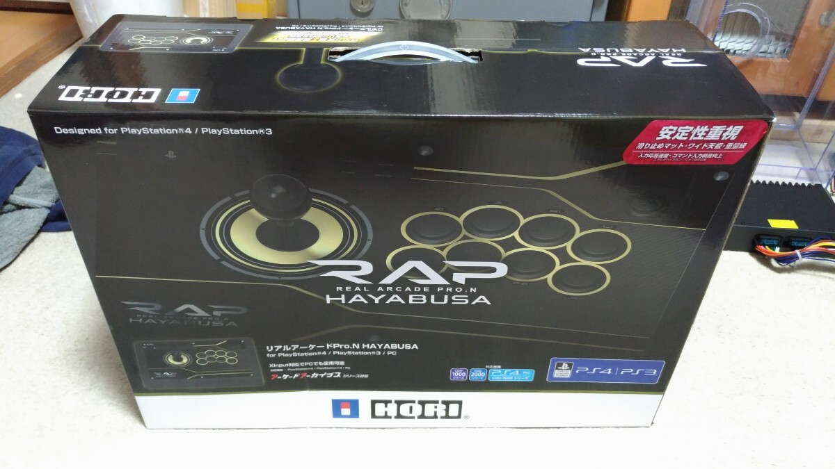 美品★PS3/4/PC プレステ3/4 HORI リアルアーケード プロ.N ハヤブサ【PS4-092】 REAL ARCADE PRO.N HAYABUSA RAP ホリ _画像1