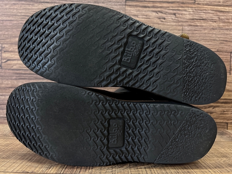 送料無料 G① CAMINANDO カミナンド 110112 メキシコ製 レザー ショート エンジニア ワーク ブーツ 黒 ブラック US8D 26.0cm_画像10