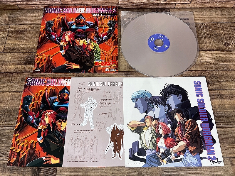  free postage G① LD26 90s that time thing Sonic Soldier Borgman 2 new century 2058 ENDLESSS CITY DOWN TOWN BLUSE LONELY PROLOGUE LD laser disk all 3 volume 