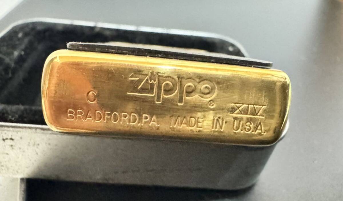 未使用品 希少品ZIPPO オイルライター ZIPPO BRASS TELEPHONE RING LIGHTER 1997 トリック 電話 ソリッドブラスの画像7