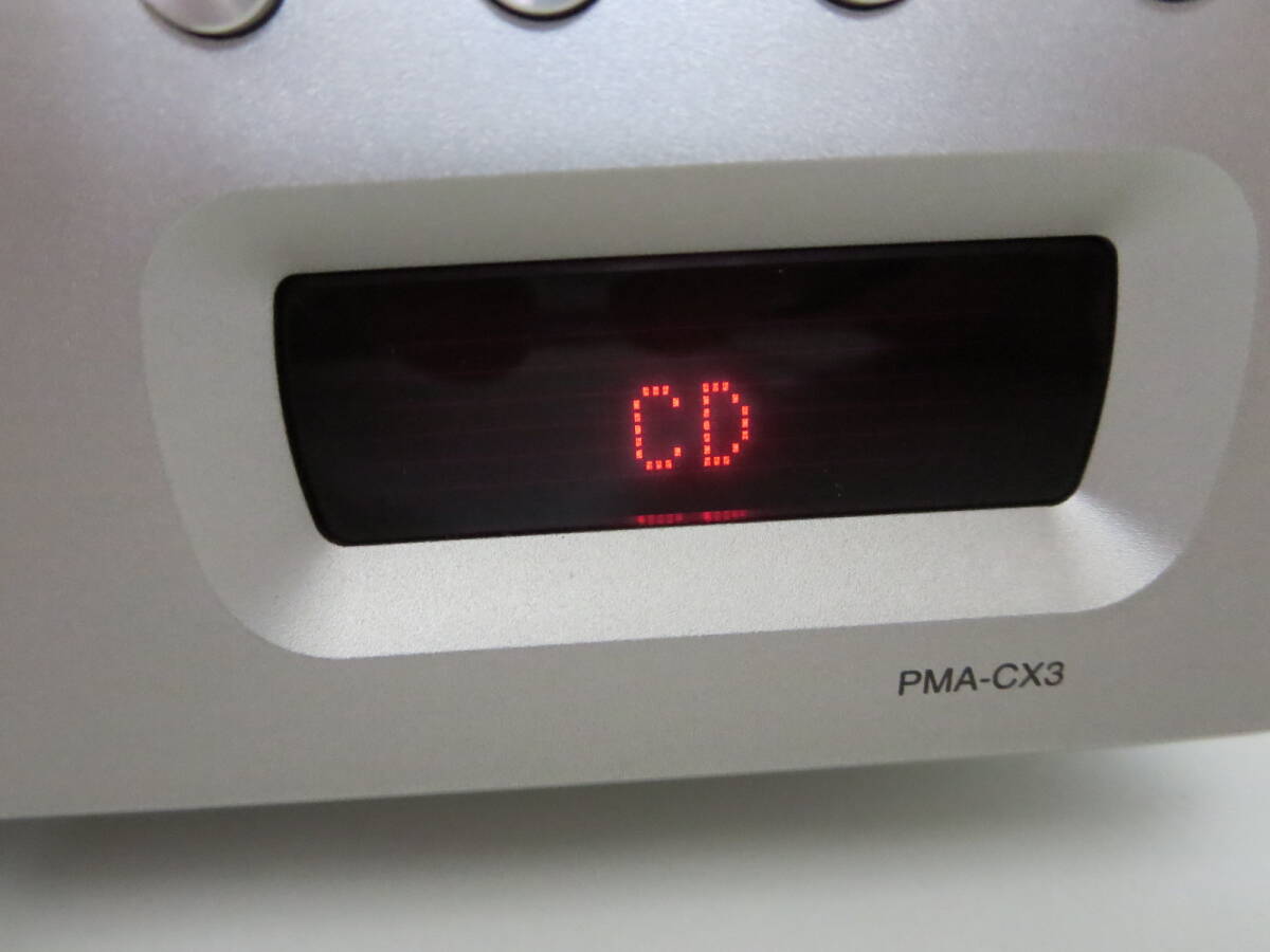 [ cheap | beautiful goods | present condition goods ]DENON PMA-CX3 pre-main amplifier premium silver operation verification settled remote control | power cord | manual attaching 