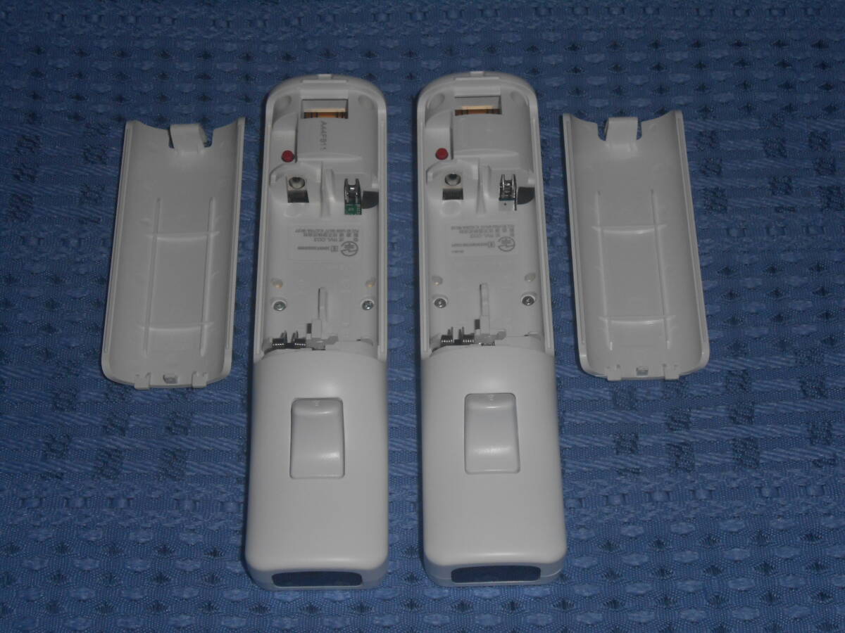 Wiiリモコン２個セット ストラップ付き 白(shiro ホワイト) RVL-003 任天堂 Nintendo