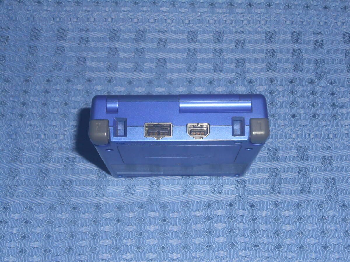 ゲームボーイアドバンスSP (GAME BOY ADVANCE SP、GBA SP) 本体 アズライトブルー 充電器付き ジャンク品扱い AGS-001 Nintendo 任天堂
