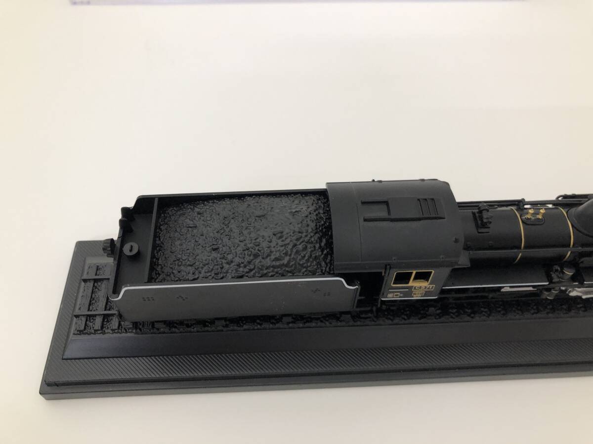 [707] railroad vehicle metal model collection C57 shape steam locomotiv [C57 1] railroad model Junk 