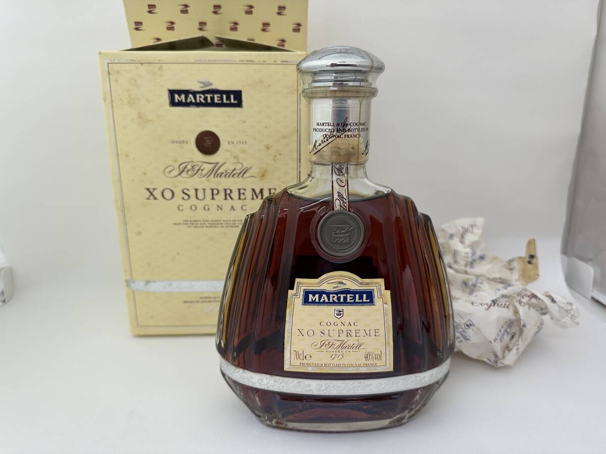 [568]*...* MARTELL Martell XO SUPREMEs pulley mCOGNAC cognac not yet . plug 