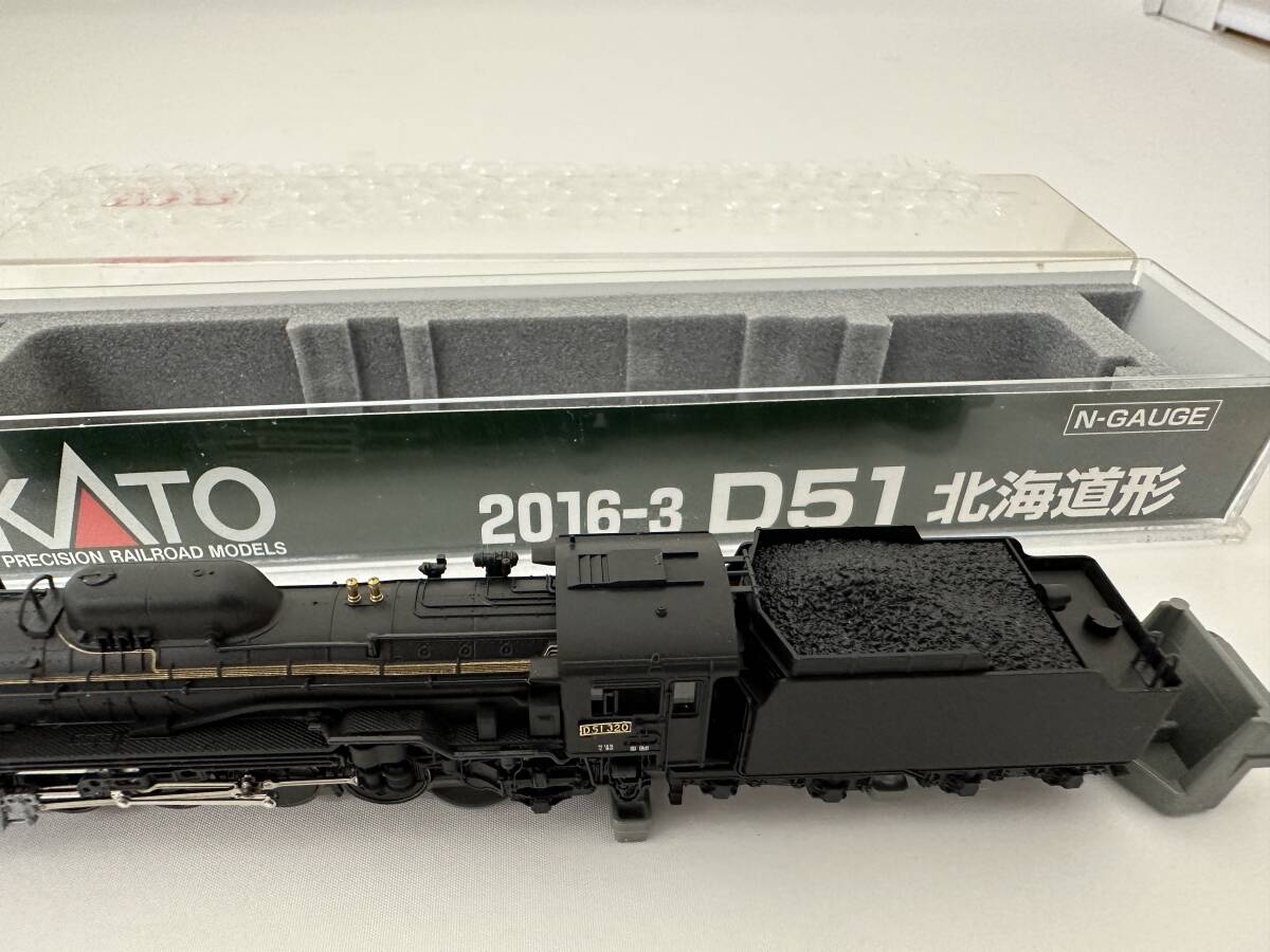 [792]KATO Kato 2016-3 D51 Hokkaido shape N gauge railroad model operation not yet verification Junk 