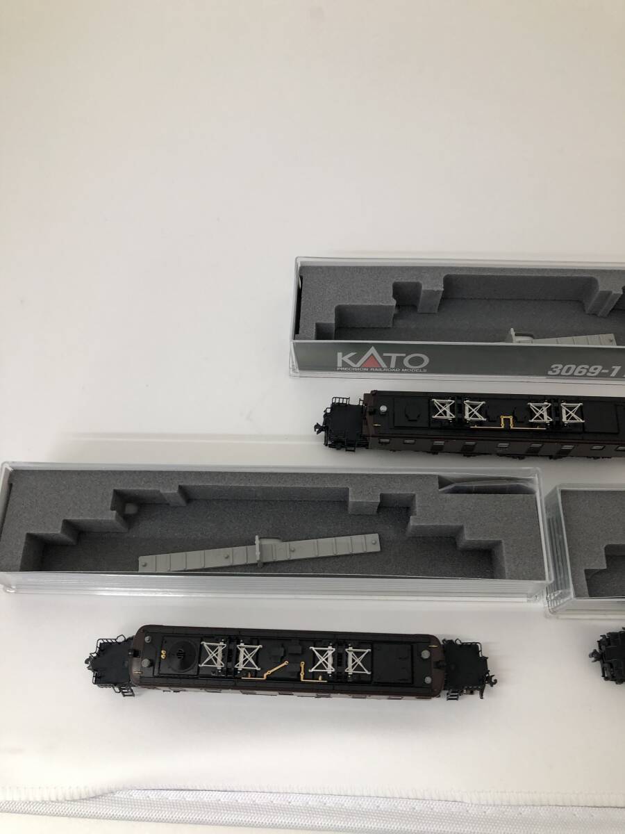 【740】KATO　カトー　詳細不明　3両セット　Nゲージ　鉄道模型　動作未確認　ジャンク_画像3