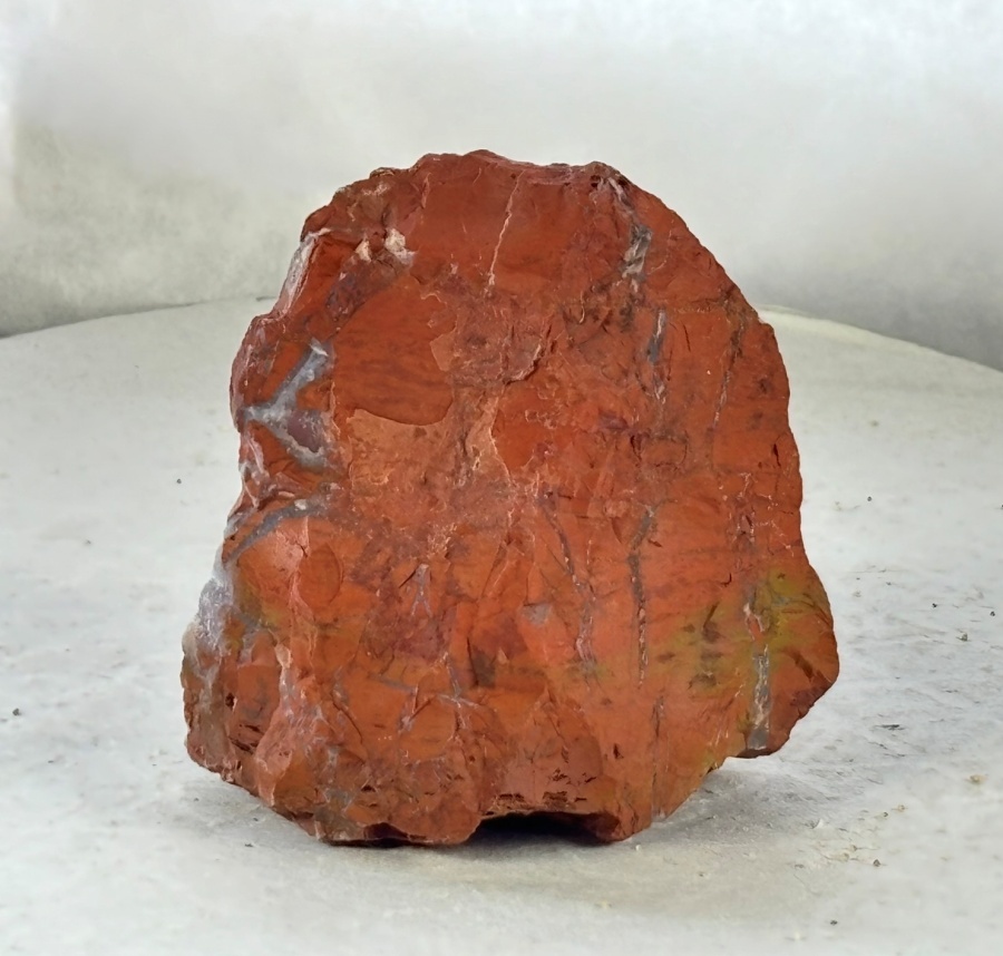 送料無料 佐渡赤玉石 u756 自然石（初心石） 水石 観賞石 魔除け ジャスパーの画像1