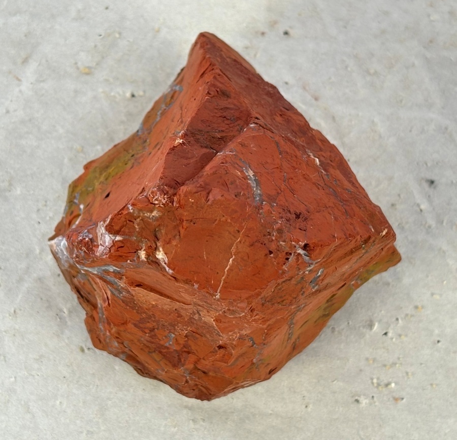送料無料 佐渡赤玉石 u756 自然石（初心石） 水石 観賞石 魔除け ジャスパーの画像2