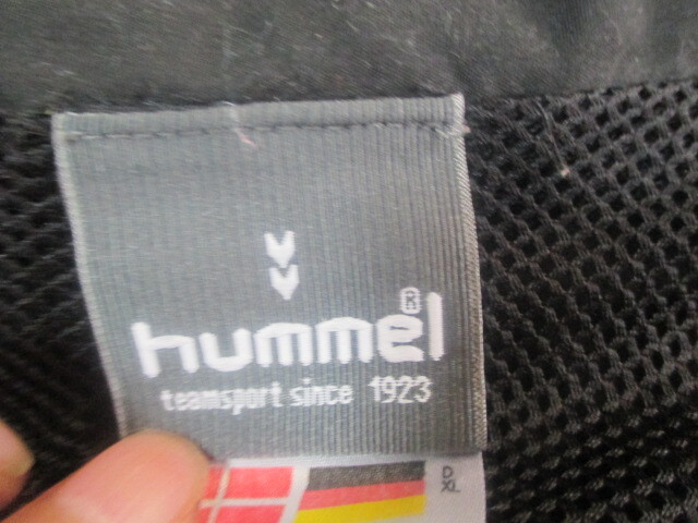 XO(日本）■hummel ヒュンメル★ウインドブレカー★黒★USA古着★送料無料_画像3