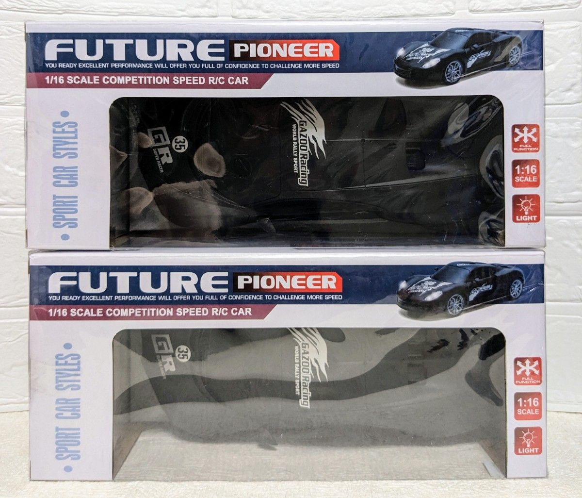 FUTURE PIONEER 1/16スケールトイラジコンスーパーカー　2つセット