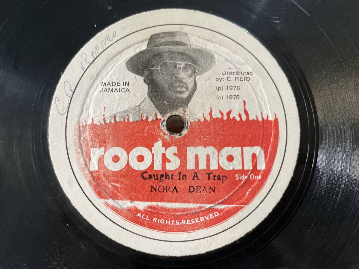 NORA DEAN / CAUGHT IN A TRAP & LET ME TELL YOU BOY LOVERS REGGAE 12 ROOTS MAN　試聴_画像1