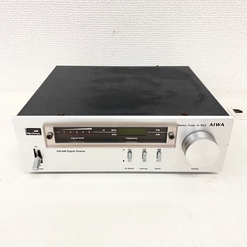 AIWA Aiwa FM/AM stereo tuner S-R22 present condition goods 