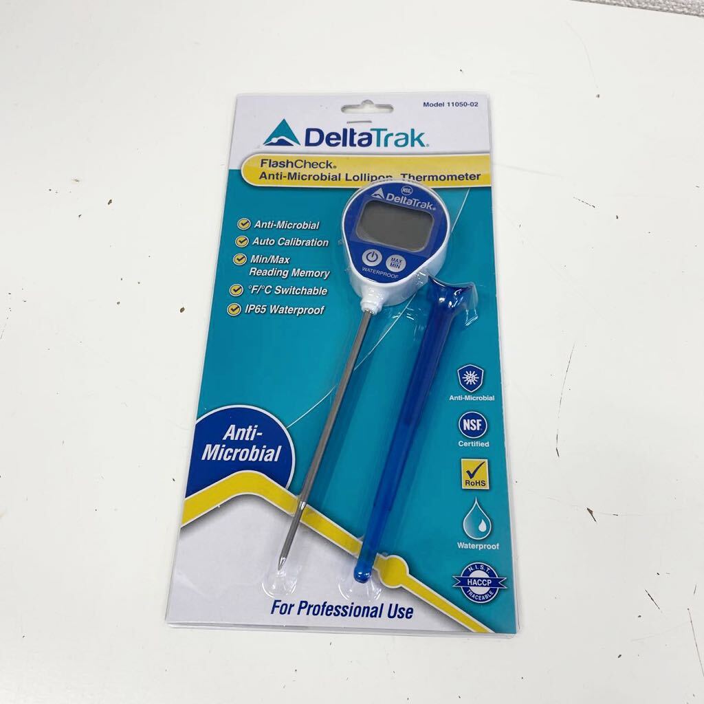 ② new goods unused DeltaTrakroli pop type digital waterproof thermometer highest / most low thermometer model 11050-02