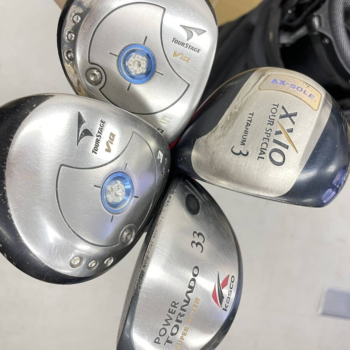 ウッド ユーティリティ まとめ 28本 ゴルフクラブ Taylormade SRIXON BRIDGESTONE DUNLOP 等 現状品 千葉県我孫子市にて直接引取推奨_画像3