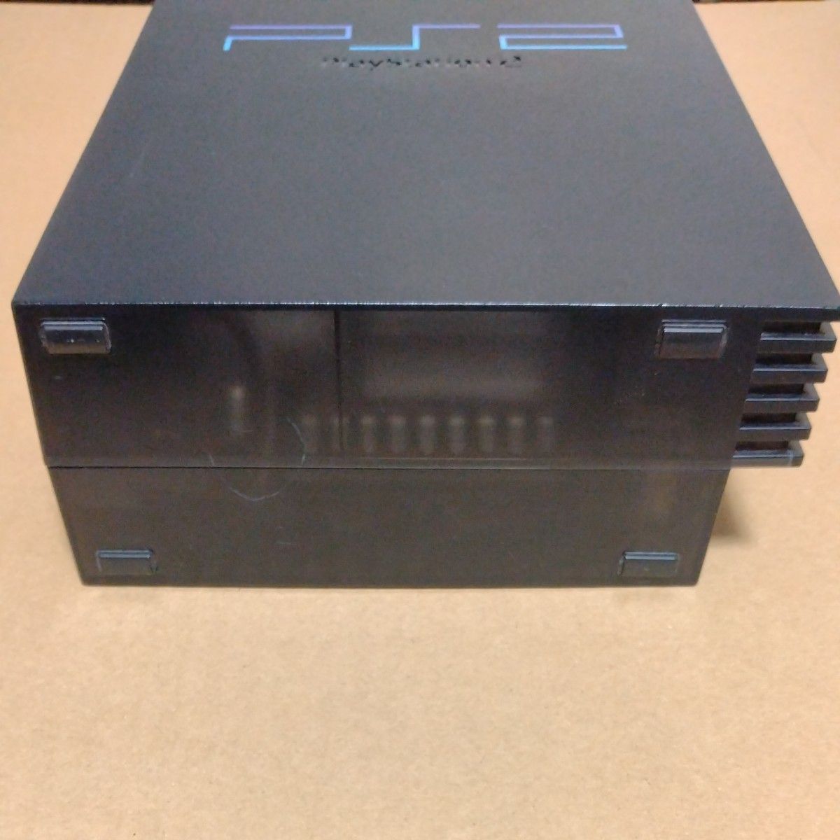 【PS2】 プレイステーション2 本体 SCPH-50000NB （ミッドナイト・ブラック）　メモリーカード付