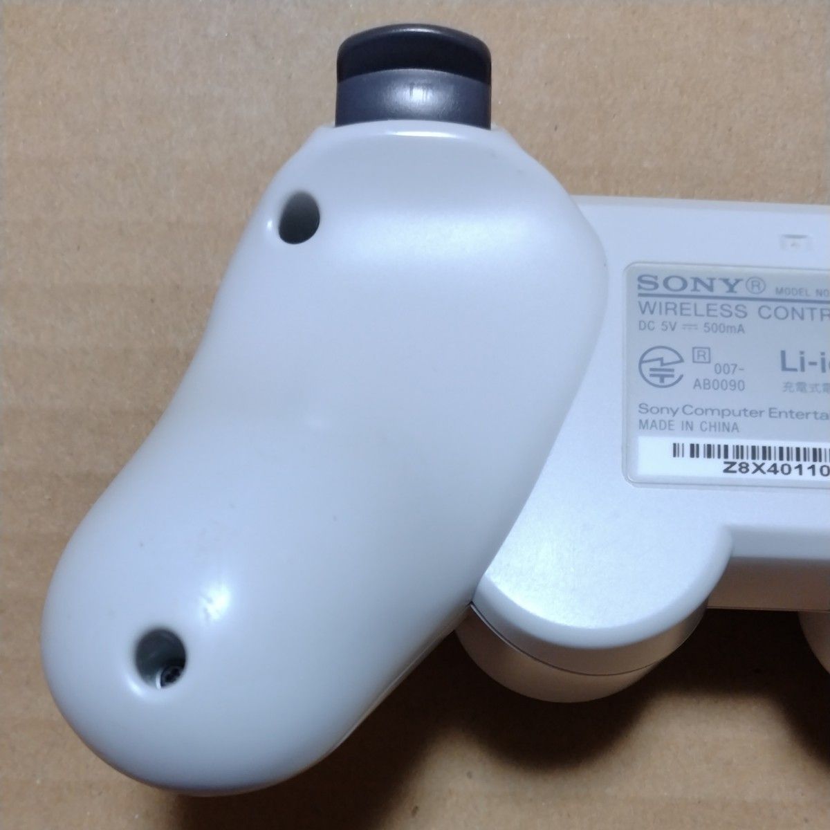 ② 【PS3】 ワイヤレスコントローラ　DUALSHOCK3　Vita TV edition White CECH-ZC2JVT