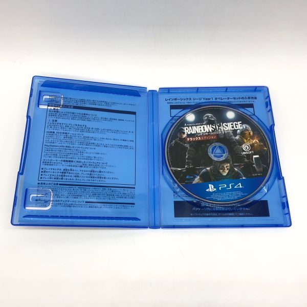 【22835】PS4 レインボーシックス シージ デラックスエディション ゲームソフト プレステ4 動作未確認 中古品 クリックポスト_画像3