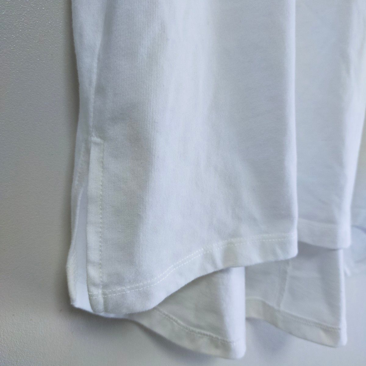 美品☆LAKOLE/ラコレ　半袖　Tシャツ　カットソー　ブラウス　レディース　S  ホワイト 白 半袖Tシャツ 綿 コットン
