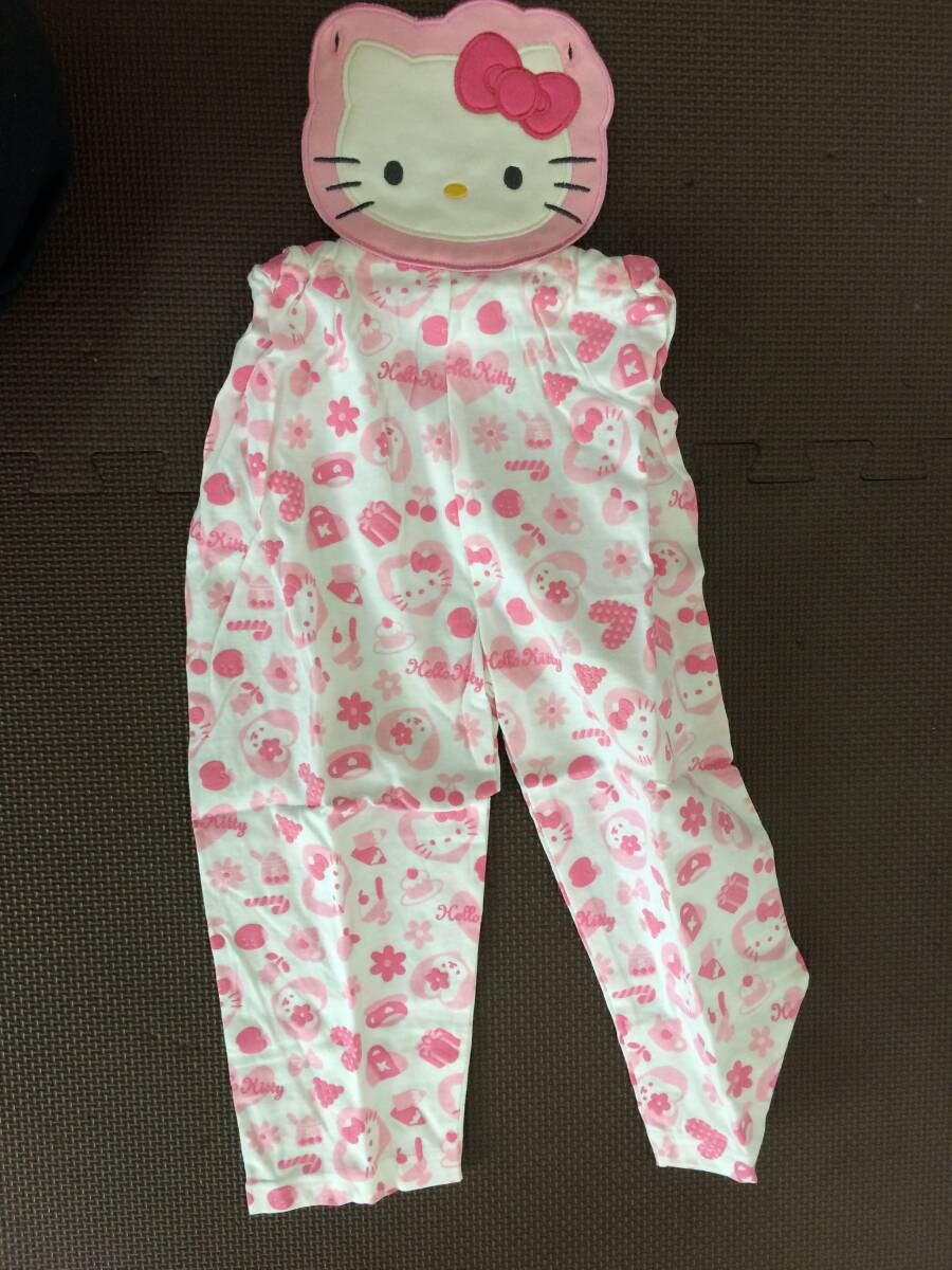 Hello Kitty ハローキティ 長袖 ながそで 胸当付 パジャマ サイズ 90 サンリオ SANRIO _画像6