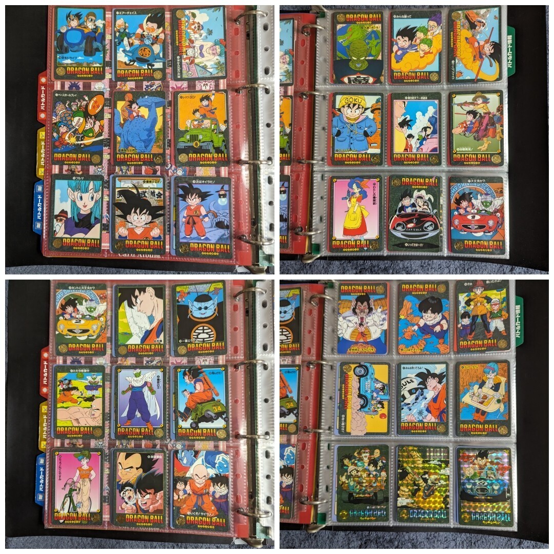 ドラゴンボール　カードダス　ビジュアルアドベンチャー　1集〜5集　95 ＆95EX　フルコンプ　全294種　当時品_画像2