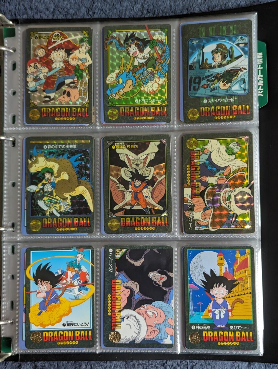  Dragon Ball Carddas visual adventure 1 compilation ~5 compilation 95 &95EX full comp all 294 kind at that time goods 