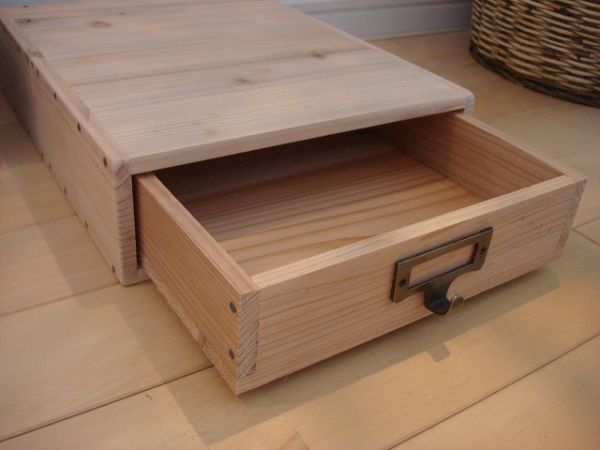 * size modification possibility *A4 nameplate 1 step drawer ②/ natural wood * wooden document case cutlery case order possibility order possible size modification possible 