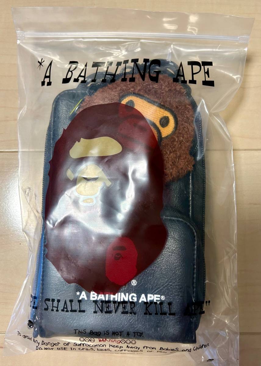 BAPE KIDS◆A BATHING APE◆じゃばら式BLACKスマホショルダー＆マイロコインケース◆付録ノベルティ_画像9