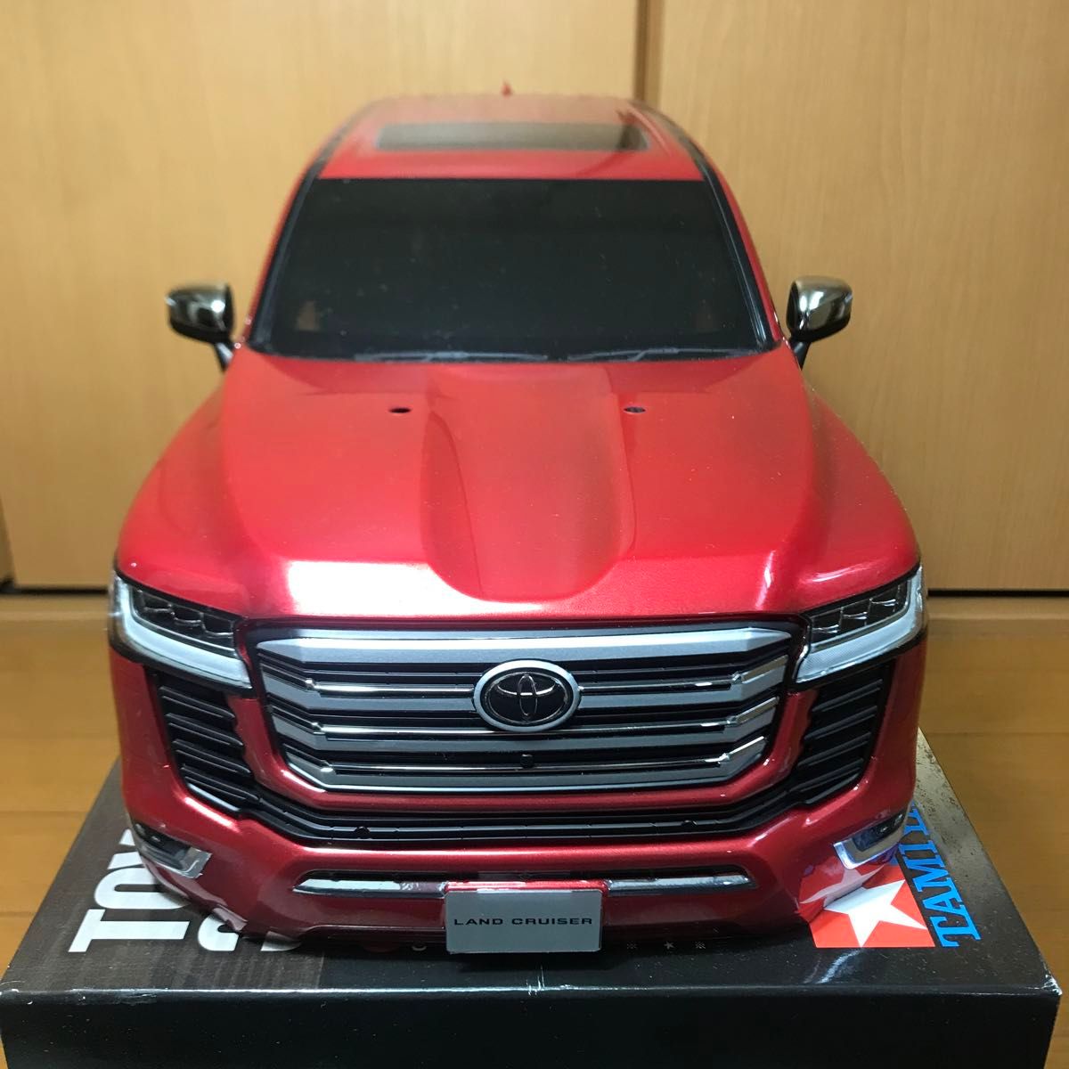 タミヤ CC-02用ボディ トヨタ ランドクルーザー300 塗装済未走行 タミヤ CC-02用ボディ トヨタ ランドクルーザー300 塗装済未走行