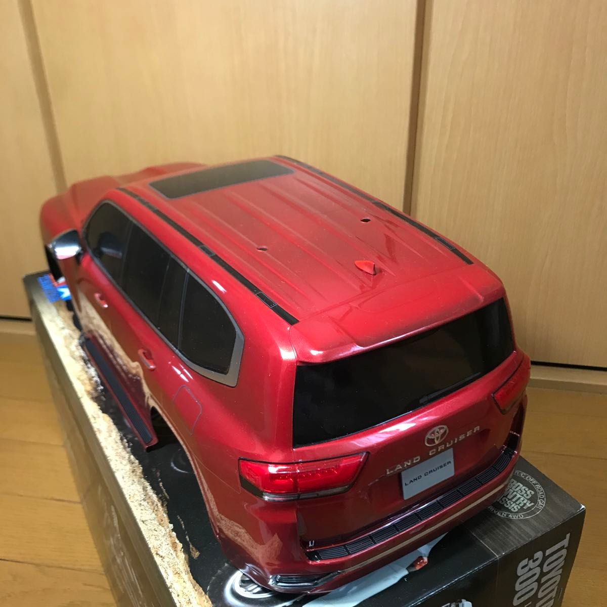 タミヤ CC-02用ボディ トヨタ ランドクルーザー300 塗装済未走行 タミヤ CC-02用ボディ トヨタ ランドクルーザー300 塗装済未走行