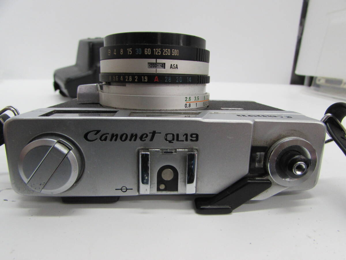 1 jpy ~ operation goods Canon Canon Canonet QL19 45mm F1.9 range finder film camera retro 