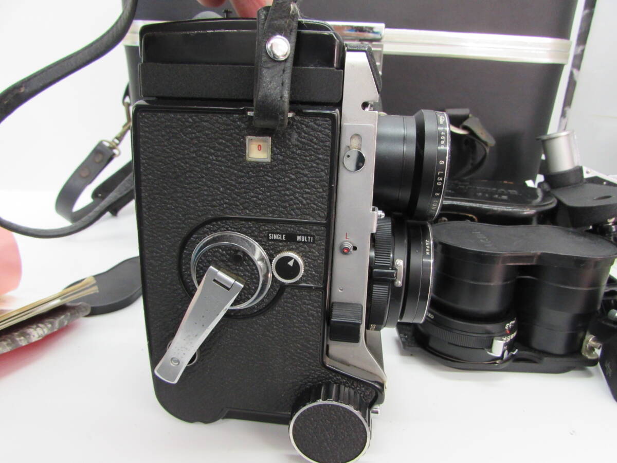 1 jpy ~ operation goods Mamiya MAMIYA C330 Professional D16208 complete set lens 2 point SEKOR SUPER 80mm F2.8 / 135mm F4.5 twin-lens reflex camera retro 