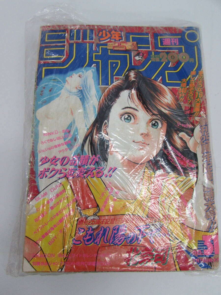 現状品 集英社 週刊少年ジャンプ 1993 7月19日号 NO.31 表紙:こもれ陽の下で 雑誌 週刊誌 漫画 劣化有【引取歓迎札幌】_画像1