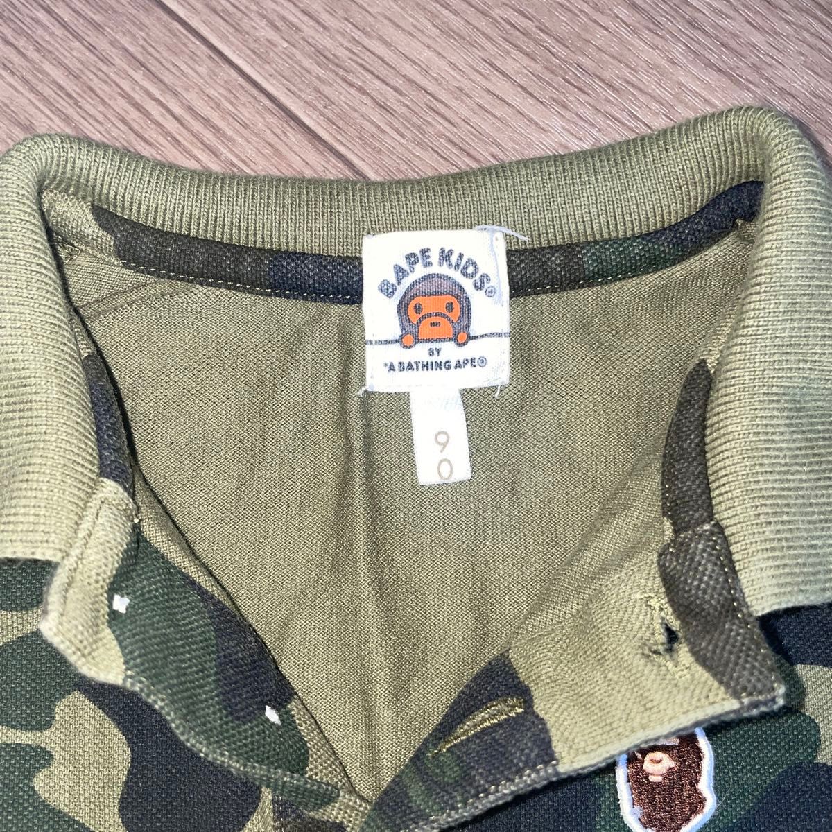 A BATHING APE  アベイシングエイプ　KIDS キッズ　ポロシャツ