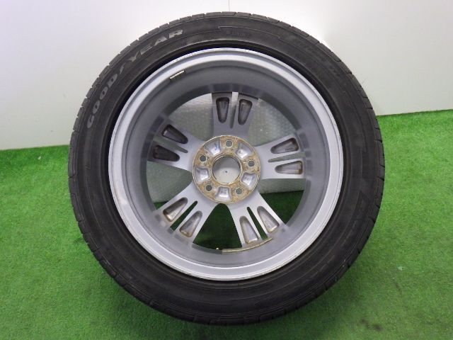 ★CR-Z α ZF1★1本 195/55R16 ホンダ 純正 アルミ 114.3 5H 64mm 16インチ 6J +45 中古 タイヤ ホイール_画像2