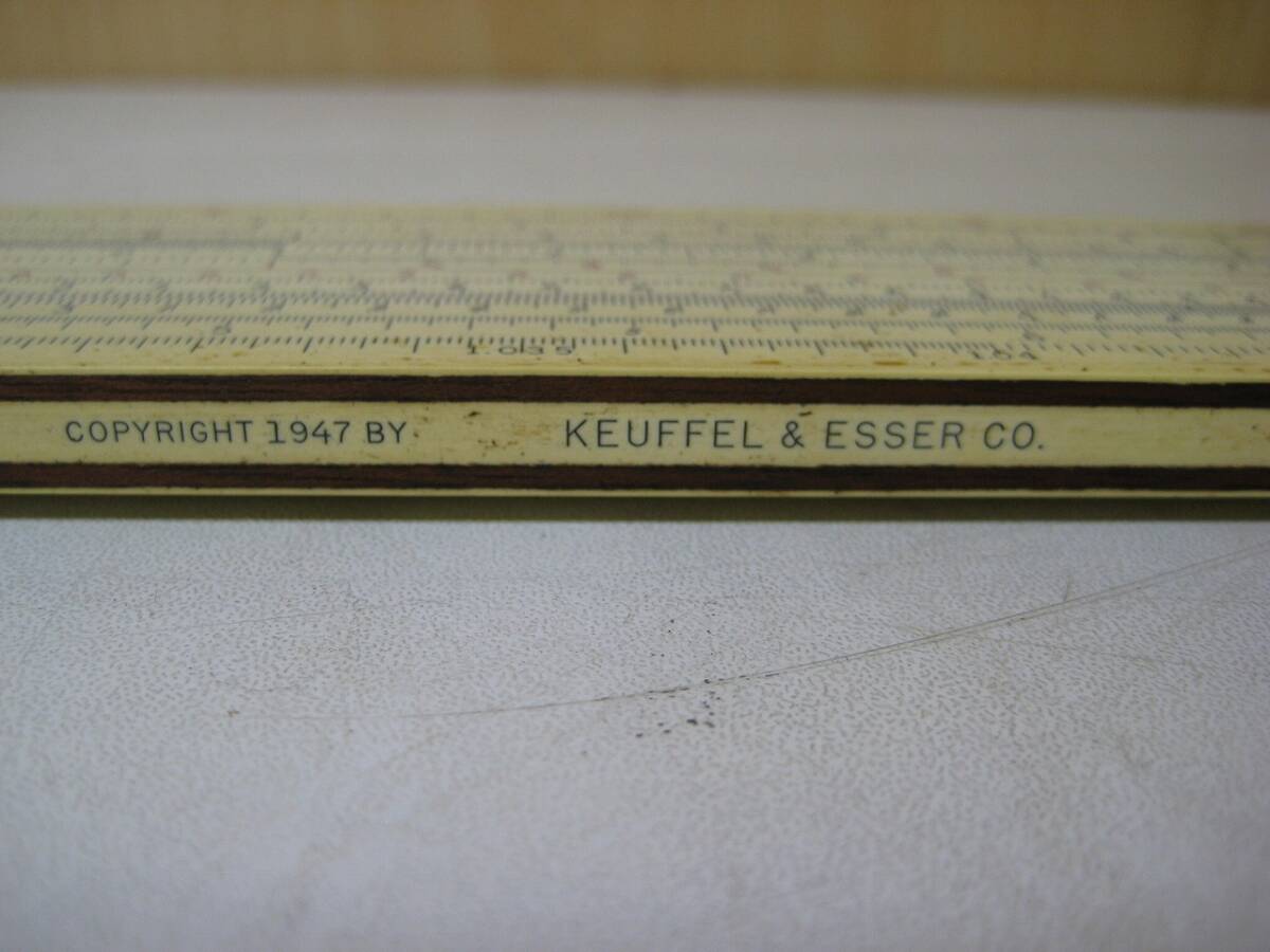 A6013 retro линейка счет сяку KEUFFEL&ESSER co с футляром 