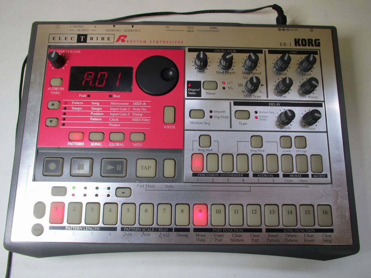 A6040 KORG ER-1 ELECTRIBE elect Live rhythm synthesizer electrification has confirmed 