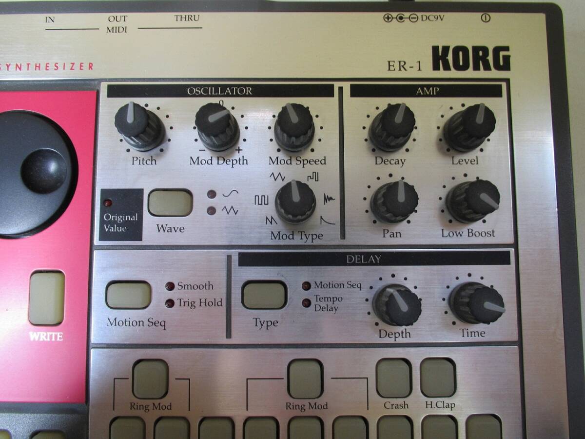 A6040 KORG ER-1 ELECTRIBE elect Live rhythm synthesizer electrification has confirmed 