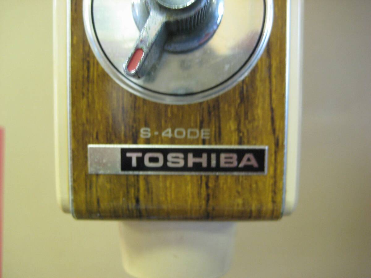 A6099 electric fan Toshiba S-40DE operation verification ending Showa Retro 