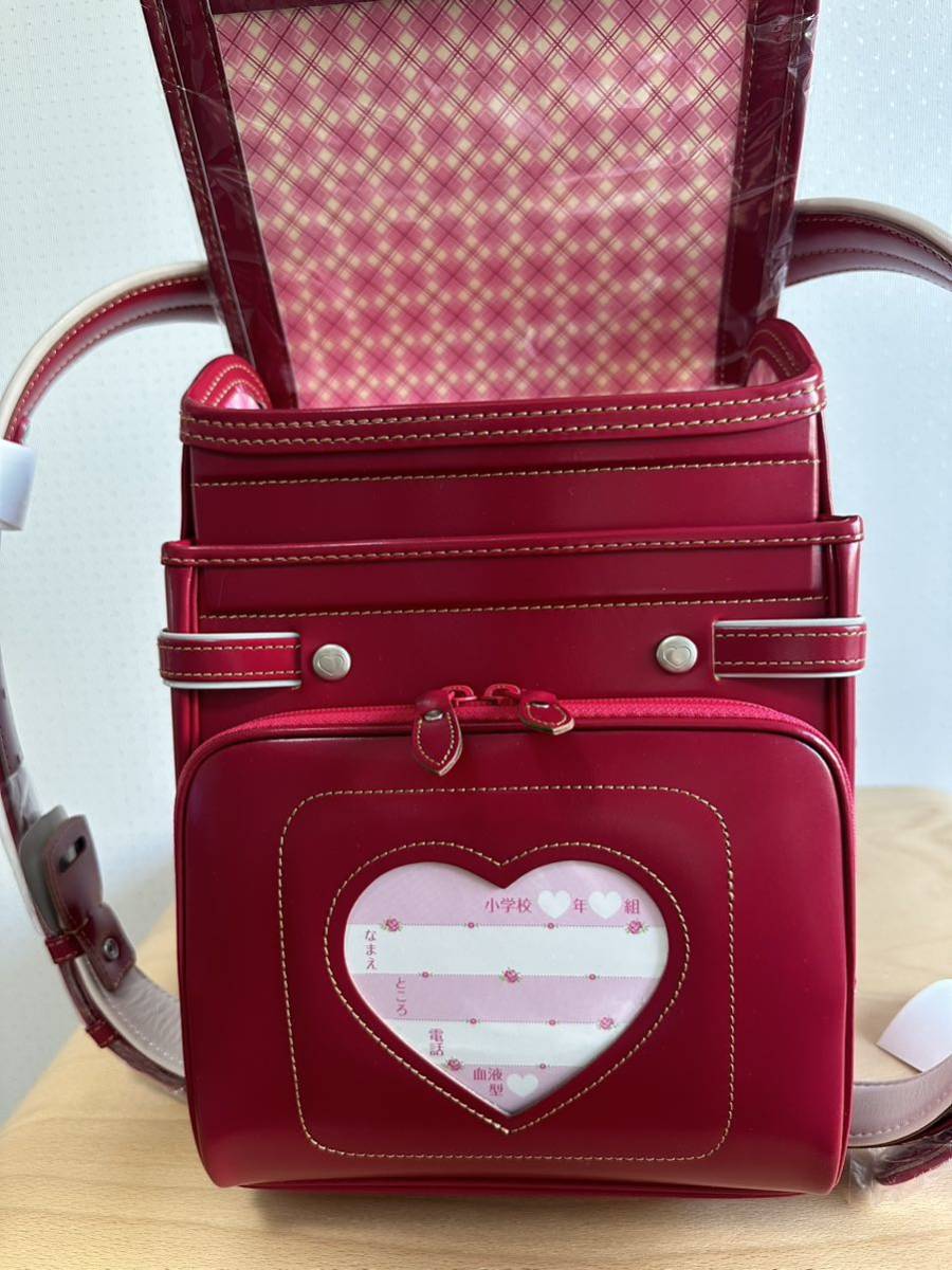 ラスト1 ランドセル 日本製 赤 レッド 本革 レザー 入学 小学校 小学生 新品 未使用 小学校 リュック バッグの画像7