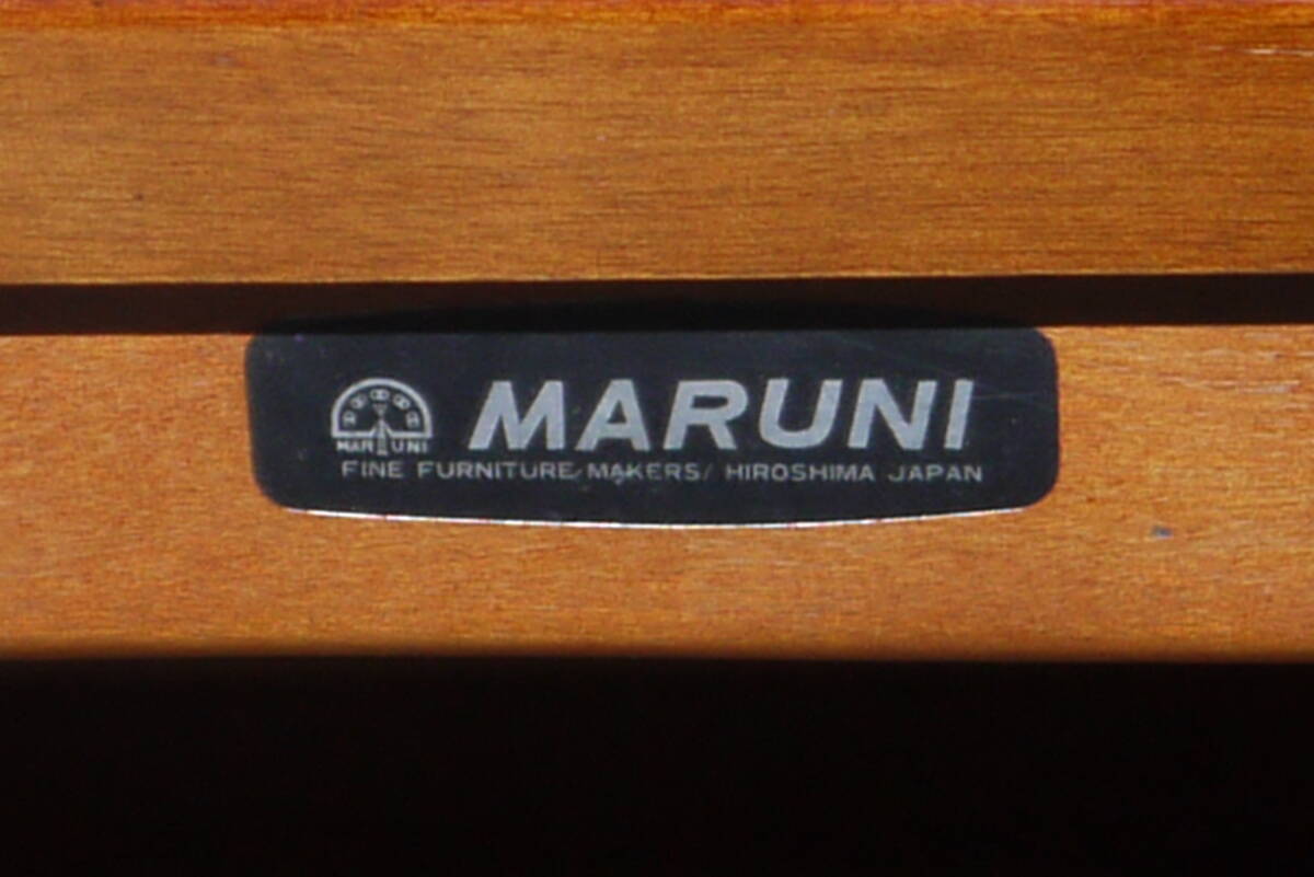 マルニ maruni センターテーブル 座卓 ヴィンテージ ローテーブル ヴィンテージ 昭和レトロ オールド 天然木 ★直接引取歓迎　 現状渡し_画像6