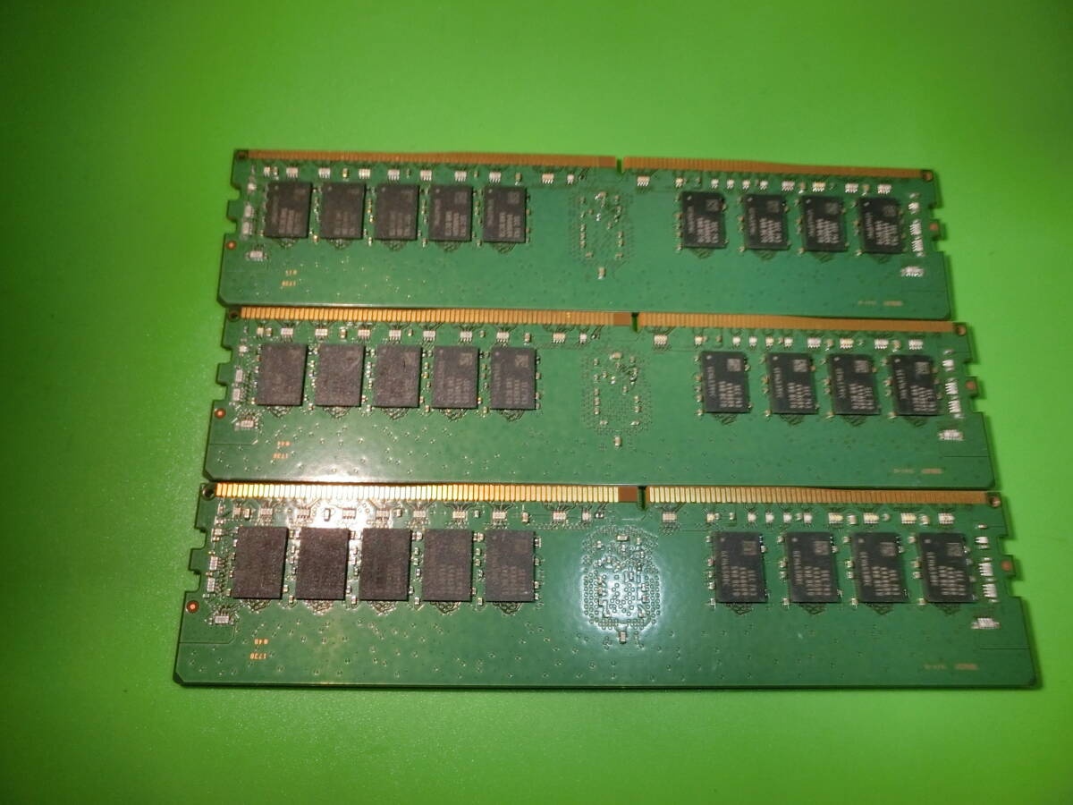 メモリ 16GB 1Rx4 DDR4 PC4-2666V 16GB×３枚 計：48GB サーバー　サムスン　samusung　_画像3