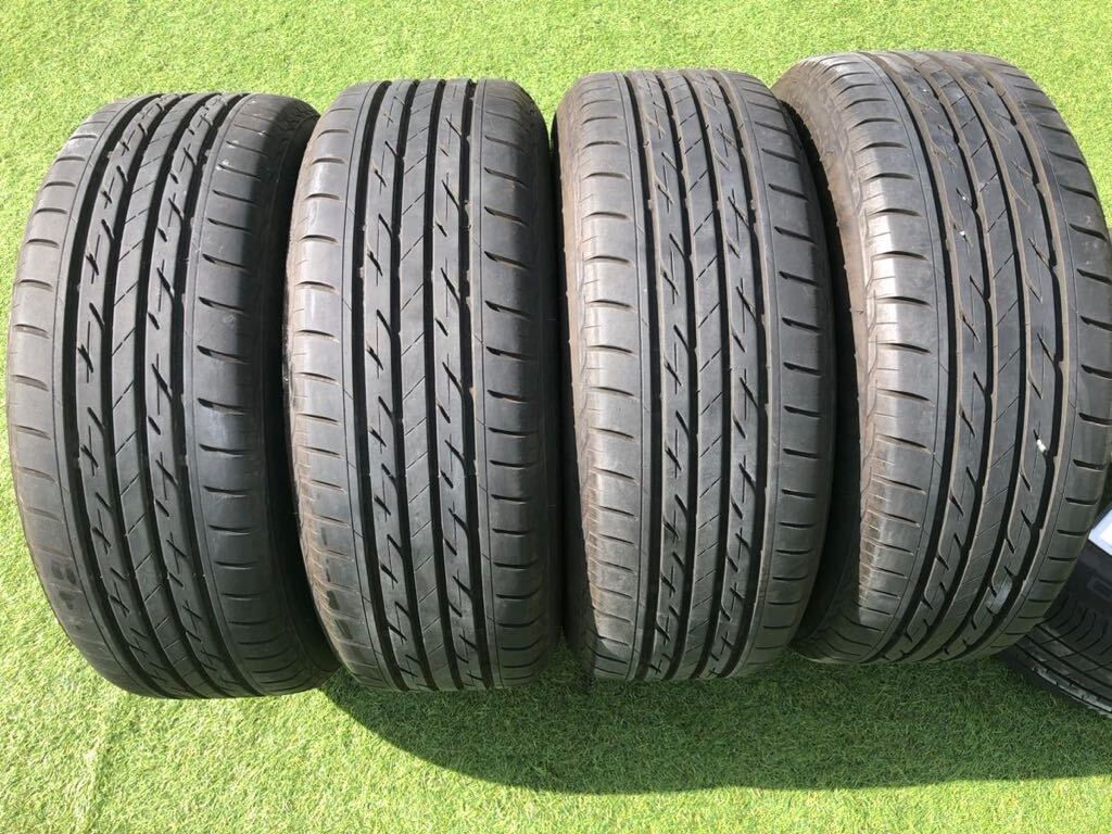 バリ溝　トヨタ純正　マークＸ　130系　ブリヂストン　215/60R16 2021年製 16インチ7J＋40 ノア　ヴォクシー　プリウスα BRIDGESTONE _画像6